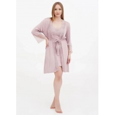 Комплект (нічна сорочка, халат) Cotpark M,L,XL,2XL,3XL,4XL 16165